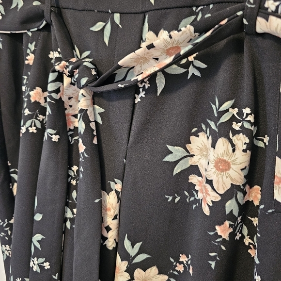 Jules & Leopold Pull-On Slim Leg Ankle Floral Pants Women's Plus Size 2X NWT - Picture 7 of 11